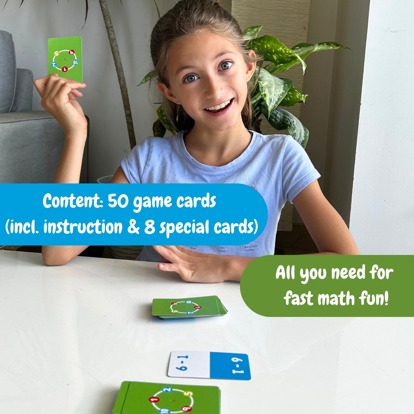 Mathomino Card Game